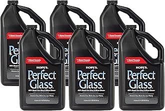 Perfect Glass Cleaner Spray Refill, Streak-Free, Ammonia-Free Window, Mirror, Screen, Tinted Glass, and Shower Door Cleaner, Indoor and Outdoor Glass Surfaces, 67.6 Ounce, Pack of 6