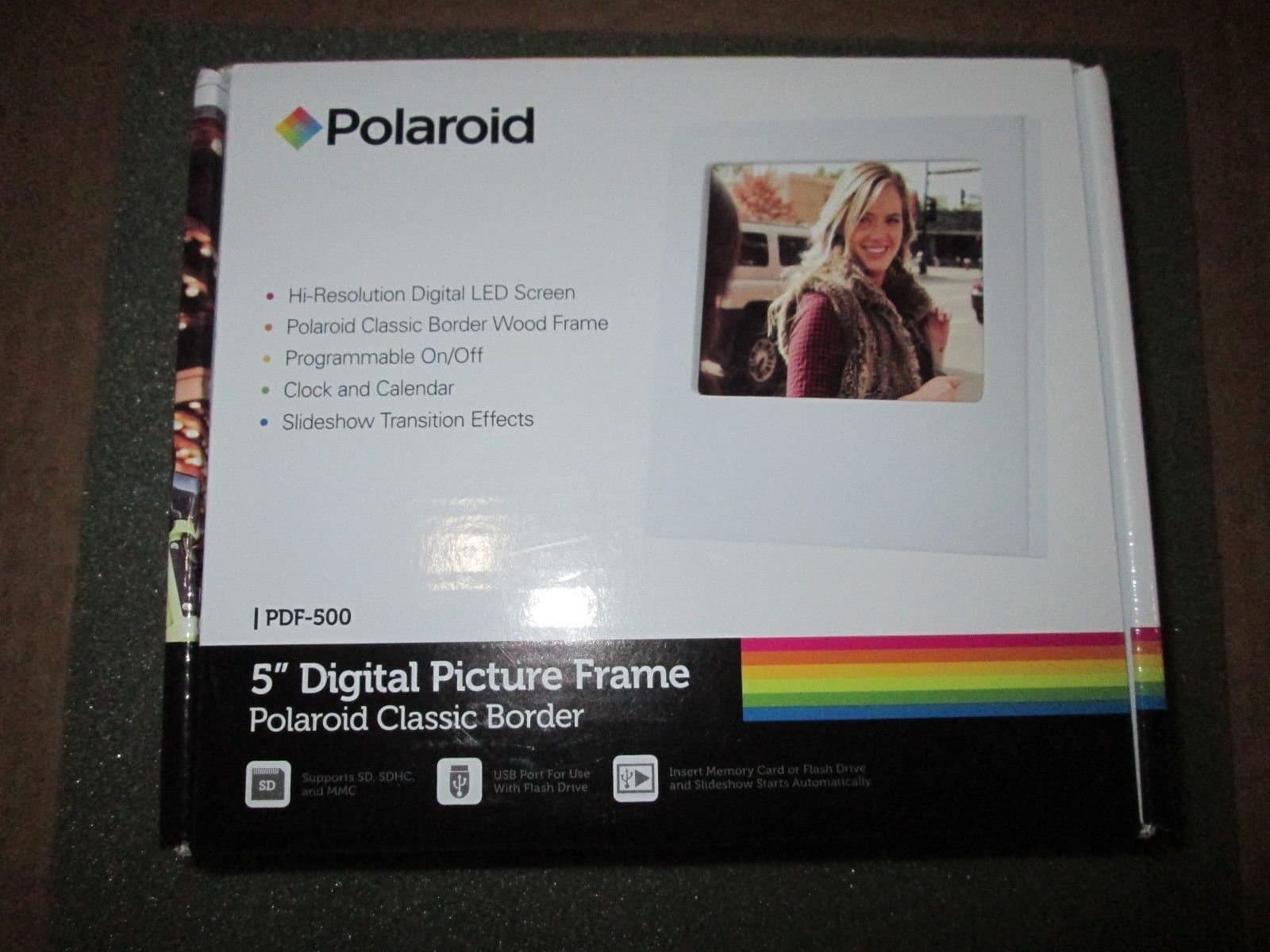 Polaroid 5" Digital Picture Frame PDF-500