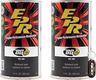 2 Cans of New BG EPR Engine Performance Restoration 109 key chain