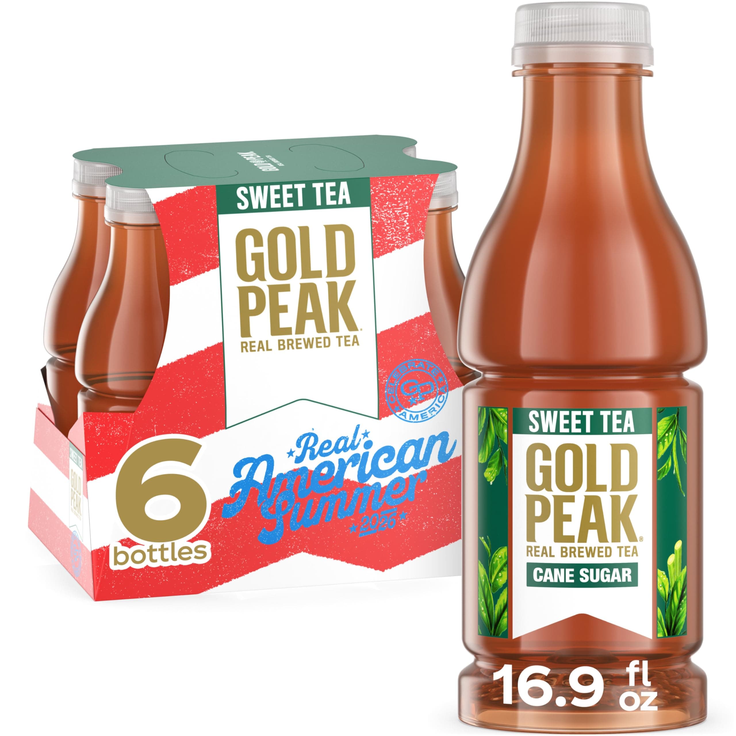 Tea, Sweet Tea, 16.9 fl oz, 6 Pack