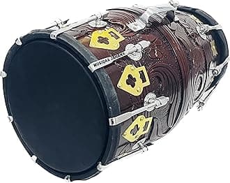 - DESIGN HANDMADE SHEESHAM WOOD DHOLAK WITH BAG ALSO