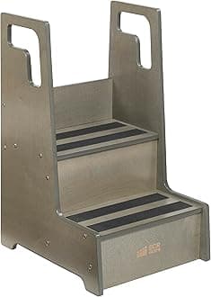 ECR4Kids Reach-Up Step Stool, Birch, Grey Wash