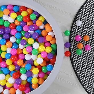 Ball Pit Balls for Toddles Kids Plastic Ballpits Accessories Crush Proof Durable Fun Shape Play Baby Bath Toys 50 100 200 500 1000