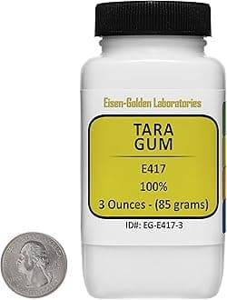 Tara Gum [E417] 100% USP Food Grade Powder 3 Oz in a Bottle