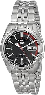 SEIKO Automatic Watch for Men 5-7S Collection - with Day/Date Calendar, Luminous Hands, Stainless Steel Case & Bracelet