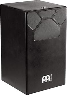 Meinl Percussion Digital Cajon E-Drum - With 10 Sound Combinations - For Children and Adults - Playing Surface Black (MPDC1)