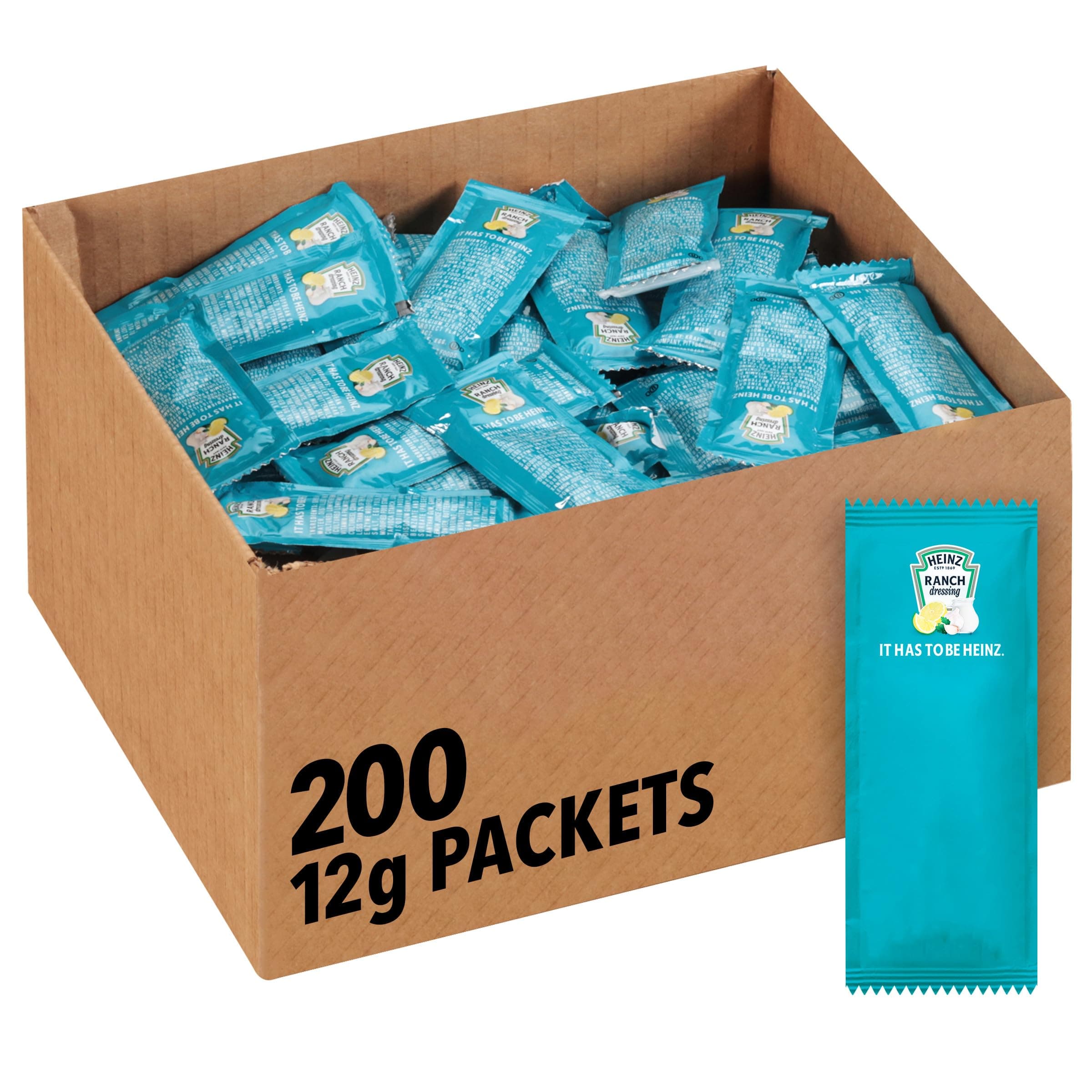 Ranch Single Serve Packet (0.4 oz Packets, Pack of 200)