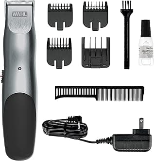 Groomsman Corded or Cordless Beard Trimmer for Men - Rechargeable Grooming Kit for Facial Hair - Beard Trimmer & Groomer - Model 9918-6171V