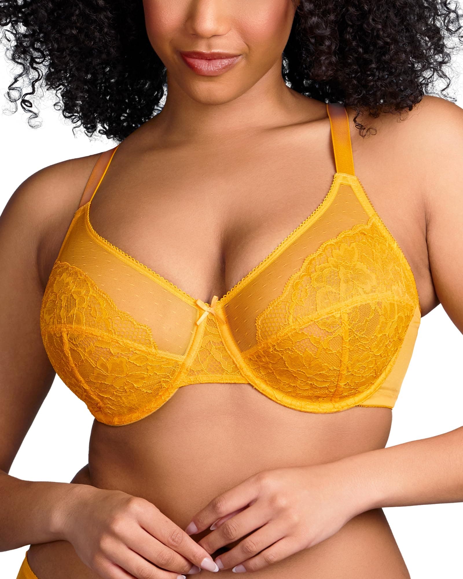 HSIAMinimizer Bras for Women Enchante Full Coverage Underwire Bras Plus Size Lifting Floral Lace Bra for Heavy BreastOEKO-TEX STANDARD 100