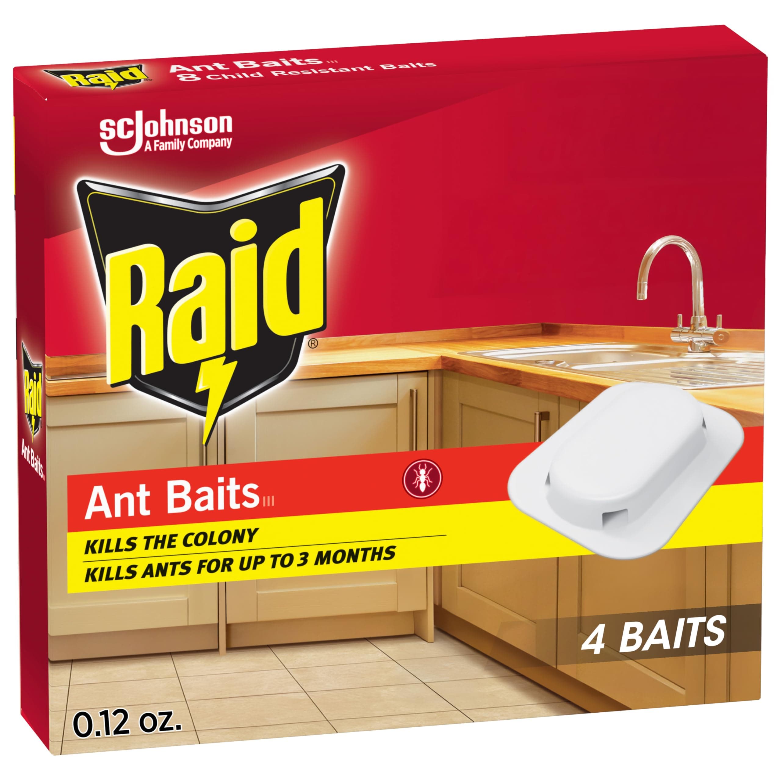 Raid Ant Bait III, 4 count by Raid
