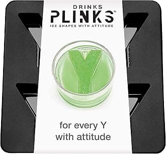 DRINKSPLINKS Silicone Ice Cube Mold Tray - Custom Letter Y. Personalized Monogram Big Ice Cube Molds for Whiskey, Bourbon, Cocktails, and Customized Gifts with Initials. Alphabet Mold for Every Name.