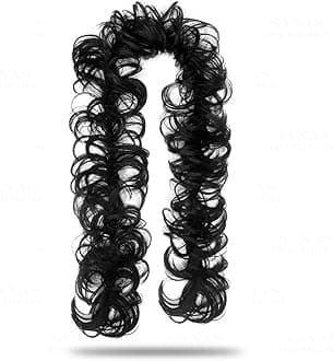 Sanas (1Pc) Hair Extensions For Women Real & Artificial Hair Extension Originals Hair Wings For Women Extra Hair Attachment For Ladies (1Pc) (Black)