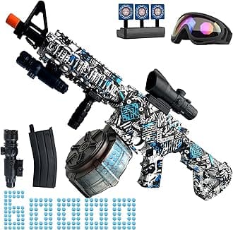 Large Gel Splat Blaster, Electric Gel Splat Blasters Kit, for Team Game-Optimal Gifts - Ages 14 +