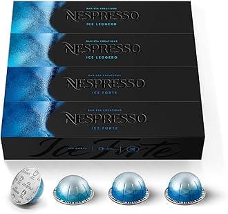 Nespresso Capsules Vertuo Line, Iced Variety Pack, 40-Count Espresso Coffee Pods, Brews 7.8 oz and 2.7 oz.