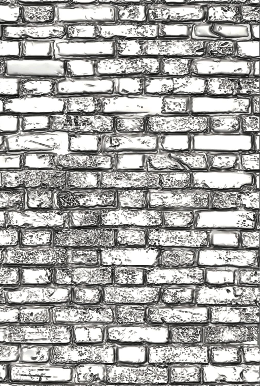 Sizzix Embossing Folder, Mini Brickwork / 3-D Texture Fades Embossing Folder - Mini Brickwork by Tim Holtz [665462]