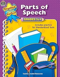Parts of Speech Grades 3-4: Grades 3 & 4 (Language Arts)