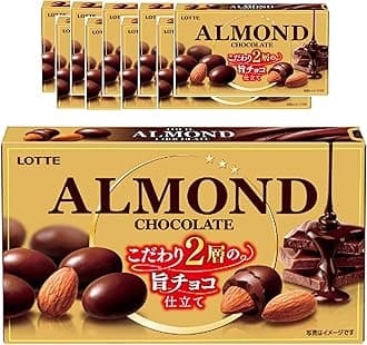 Lotte Almond Chocolate, 3.0 oz (86 g) x 10 Packs