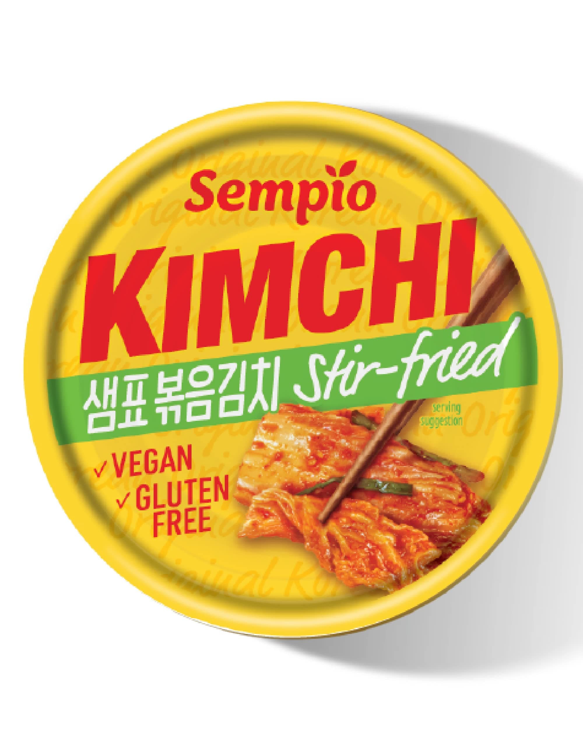 Sempio Kimchi Can, Vegan Gluten-Free, No Added Preservatives Artificial Colors or Flavors (Stir-Fried)