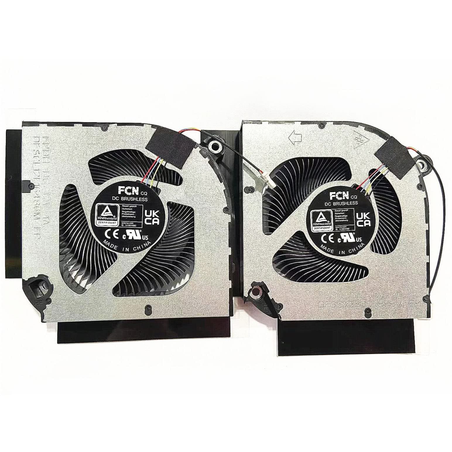 New CPU+GPU Cooling Fan Replacement for Acer Nitro 5 AN515-58 AN517-55 AN515-46 N22C1 PH317-55 PH315-55 PH317-56 12V DFSCK22D05883M FPDG DFSCL12E16486M FPDH