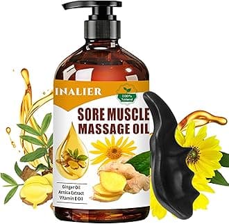 Sore Muscle Massage Oil,Gift for Husband Dad Boyfriend,Relaxing Massage Oil,Arnica Oil,Massages Oil for Massage Therapy,Gifts for Men and Women,Spa Gifts for Him Her