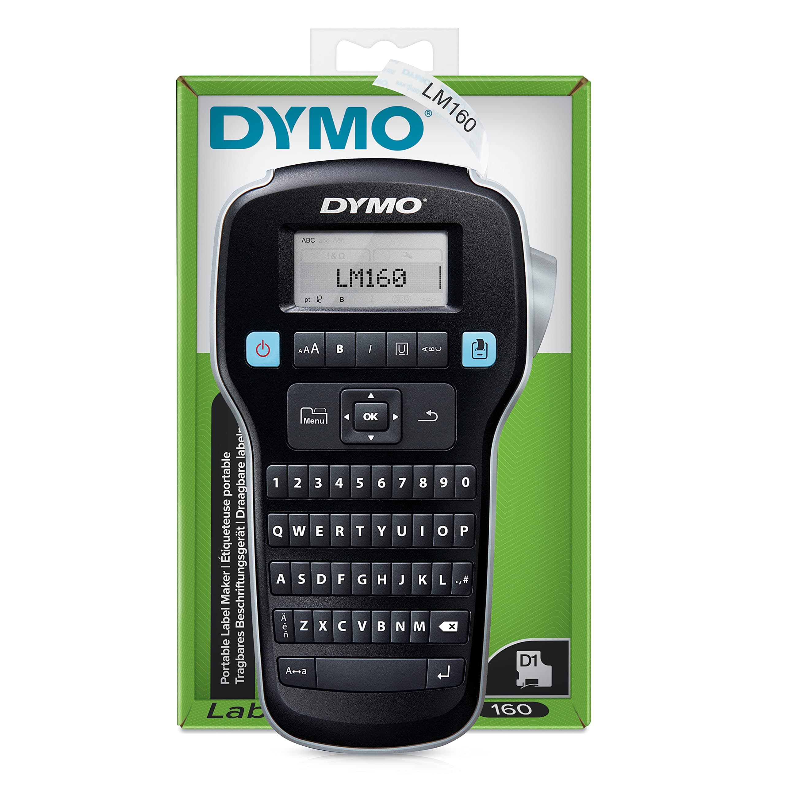 DYMO LabelManager 160 Handheld Label Maker with QWERTY Keyboard