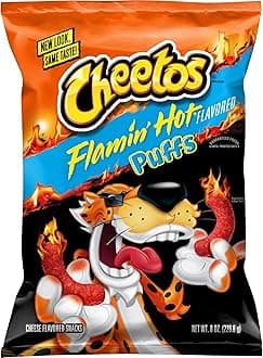Cheetos Flamin' Hot Puffs Cheese, 8 Oz