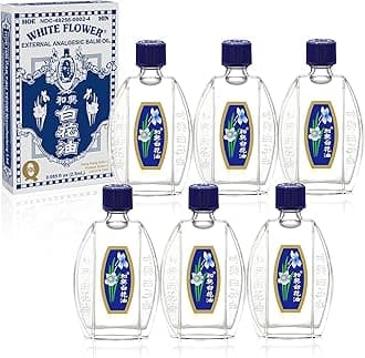 External Analgesic Balm Oil 2.5ml/ 0.085fl Oz, Authentic US Import (6 Pack)