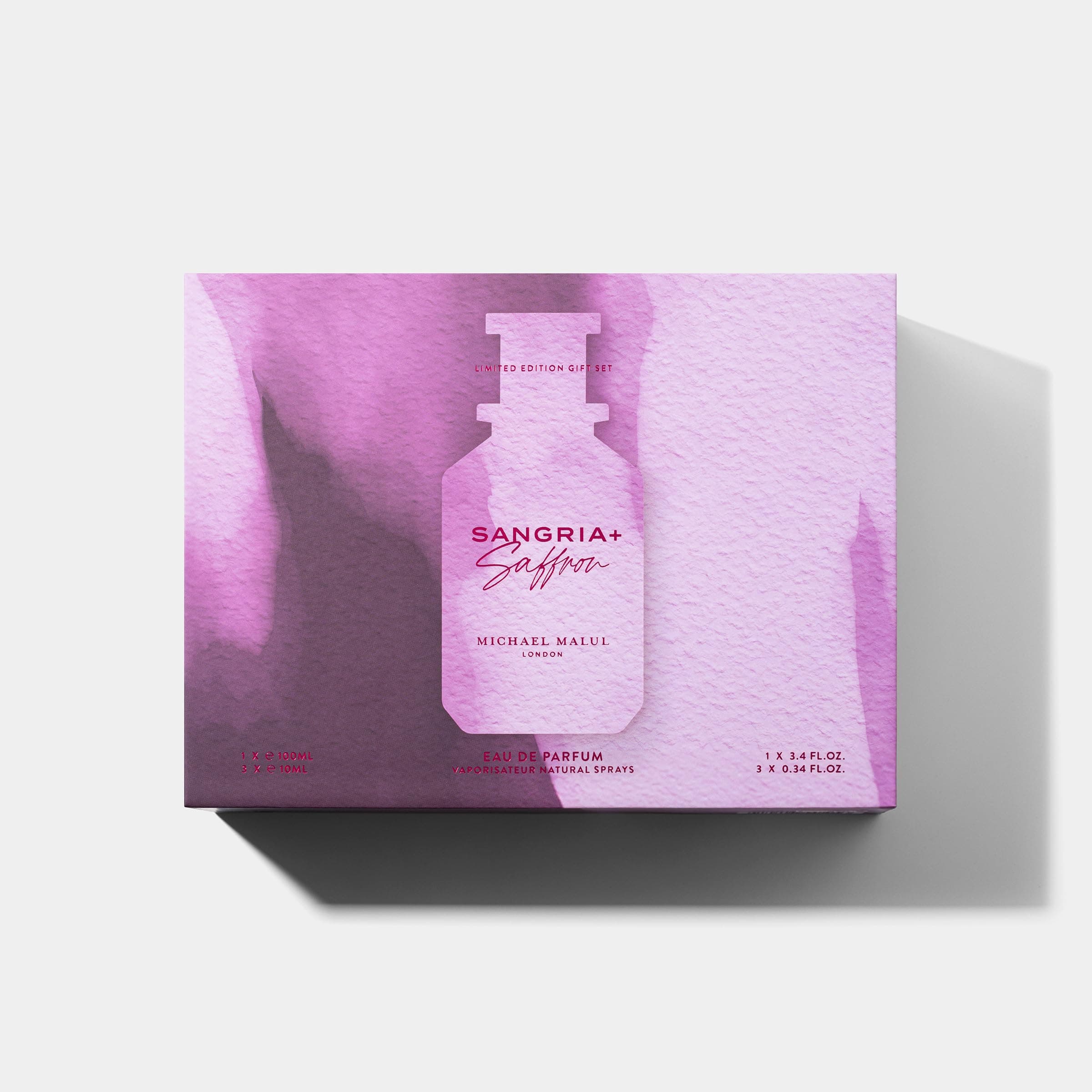 - Michael Malul Sangria + Saffron Eau de Parfum Gift Set - 100ml | 10ml