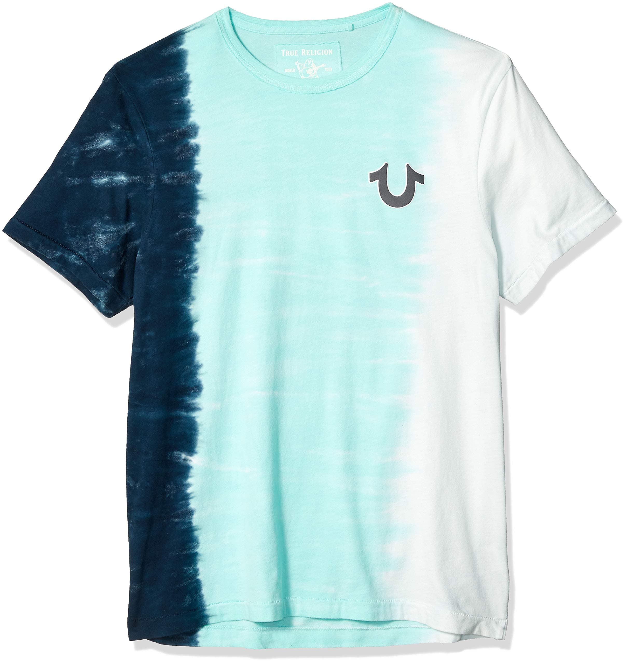 True Religion Men's Vertical Tie Dye Tee