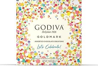 Limited Edition Goldmark Celebrations Assorted Cake Inspired Chocolate Gift Box, for Birthday, Thank You, Anniversary, Congratulations Gift Basket, Milk and Dark Chocolate, 18pc