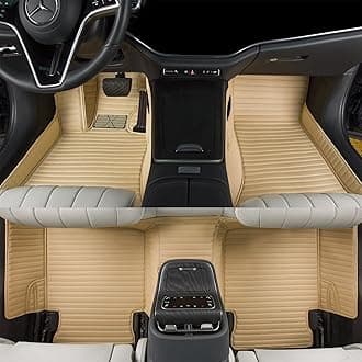 Custom car Floor mat is Compatible for Mercedes-Benz，to All Models for Benz (2000-2025) C260/C200/S500/ A260/ B200，Luxurious ‌All-Weather car Floor MATS. (Meter s-)