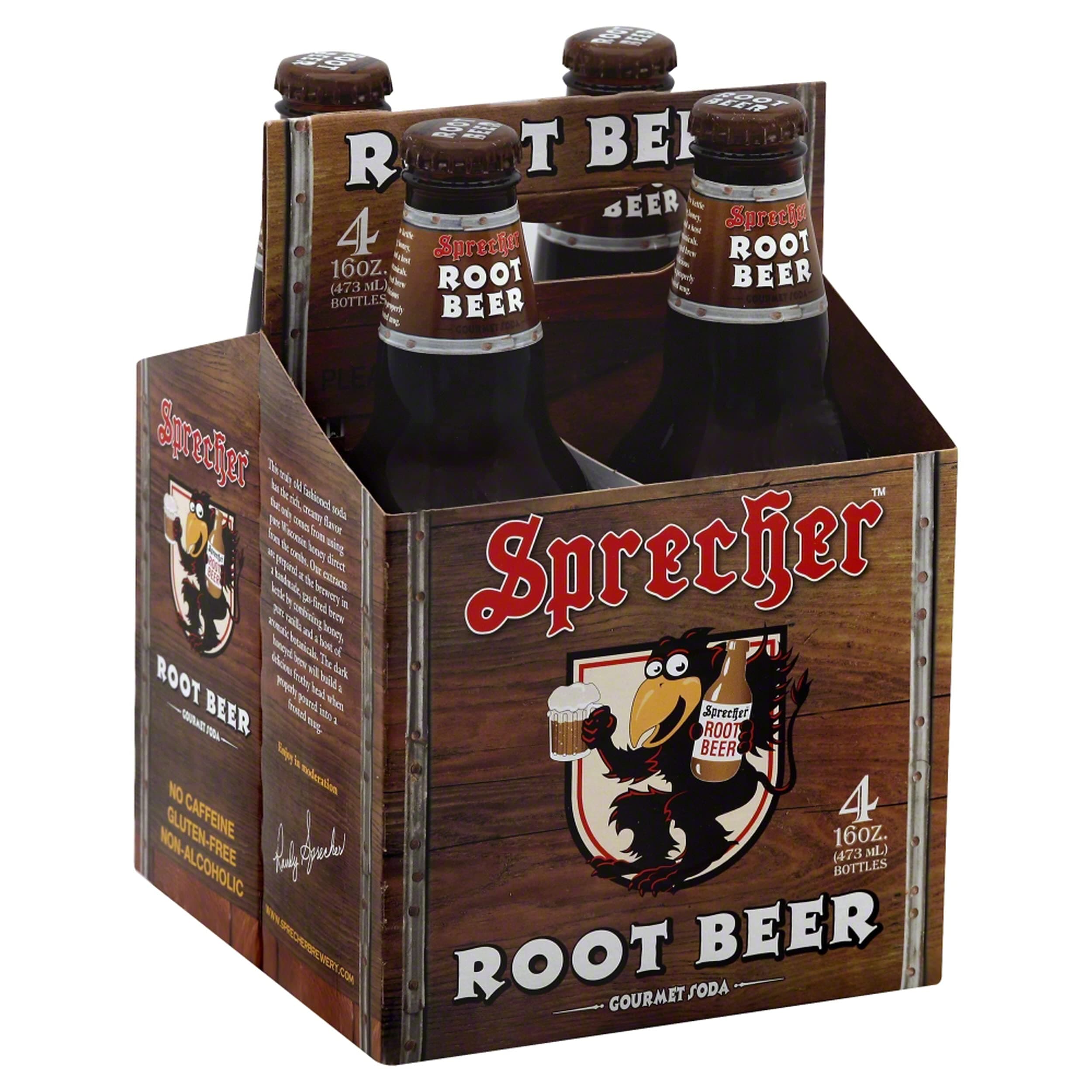 4 Piece Soda Root Beer, 64 oz