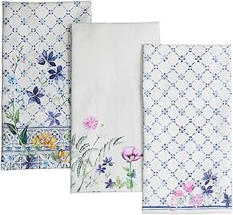 Maison d' Hermine FaÃƒÂƒÃ‚¯ence 100% Cotton Set of 3 Kitchen Towels, 20-Inch by 27.50-Inch. by Maison d' Hermine