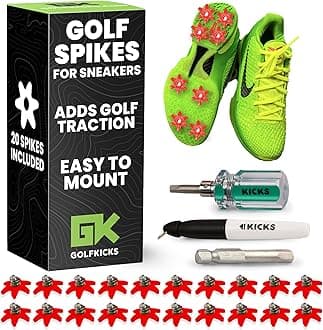 Golfkicks DIY Golf Shoe Cleats Kit – Transform Your Sneakers into Golf Shoes ...