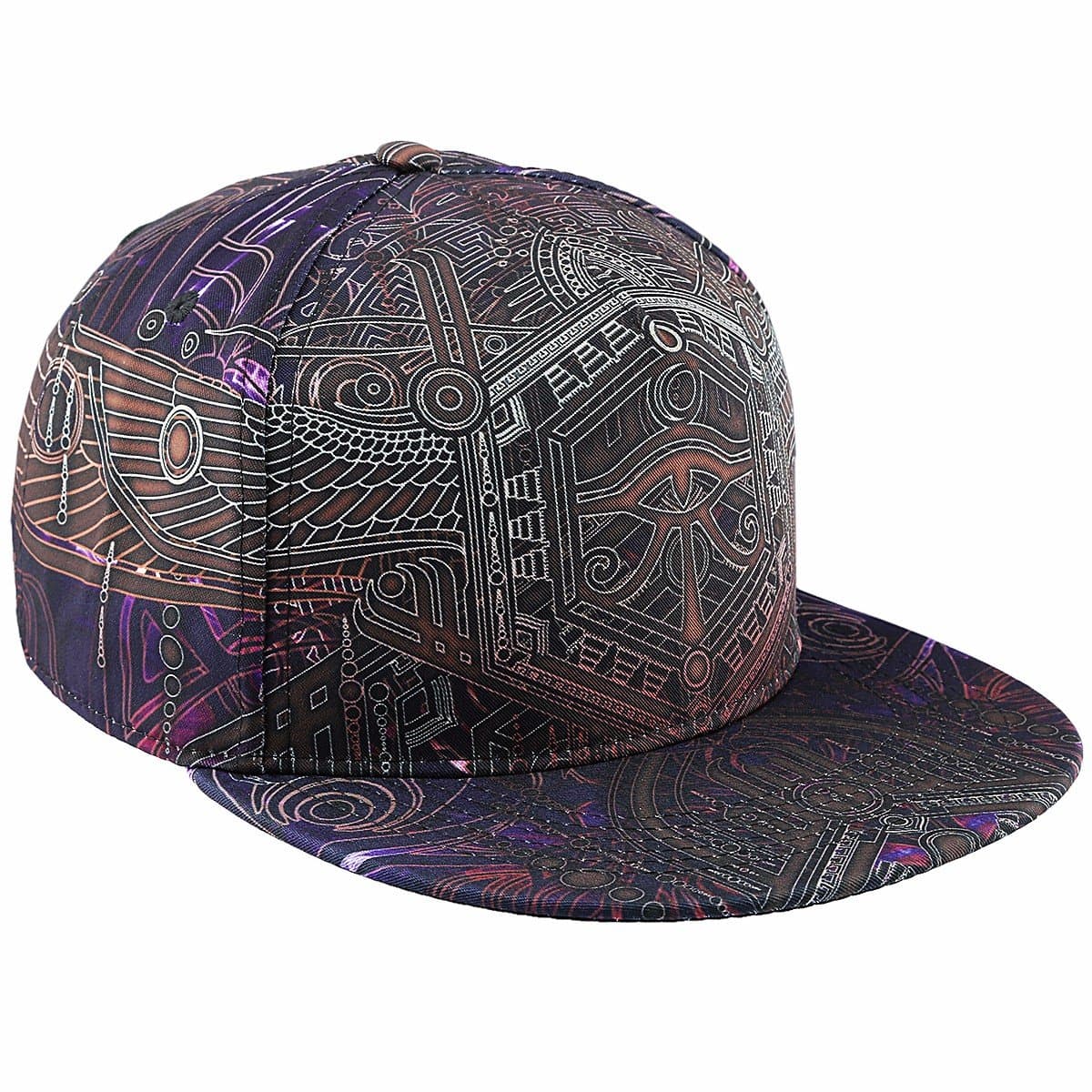 Unisex Snapback Hats,Adjustable Flat Bill Baseball Caps Dancing Hip Hop Cap