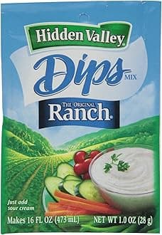Ranch Dip and Salad Dressing Mix 1oz Packs (Pack of 12) (The Original)