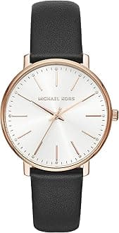 Michael Kors Women's Watch PYPER, 38 mm case size, Three Hand movement, PVC strap