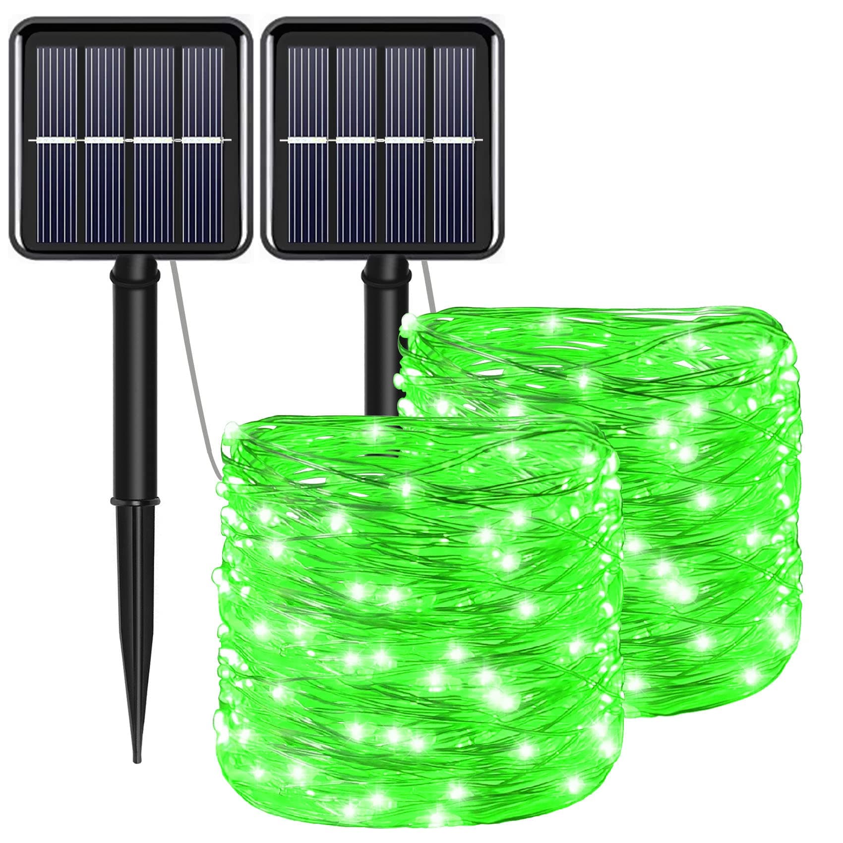 Green Solar Copper Lights