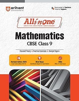 (Old Edition) Arihant All In One Mathematics CBSE Class 9 For 2025 Exams Paperback – 27 March 2024