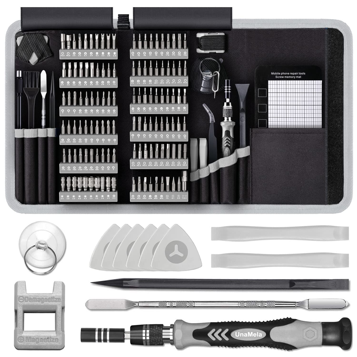PC Building Tool Kit 140-IN-1: Computer Tool Kit for Repair & Assembly, Precision Screwdriver Set with Magnetic Bits for Laptop, iPhone, MacBook, PS4/5, Xbox, Game Console