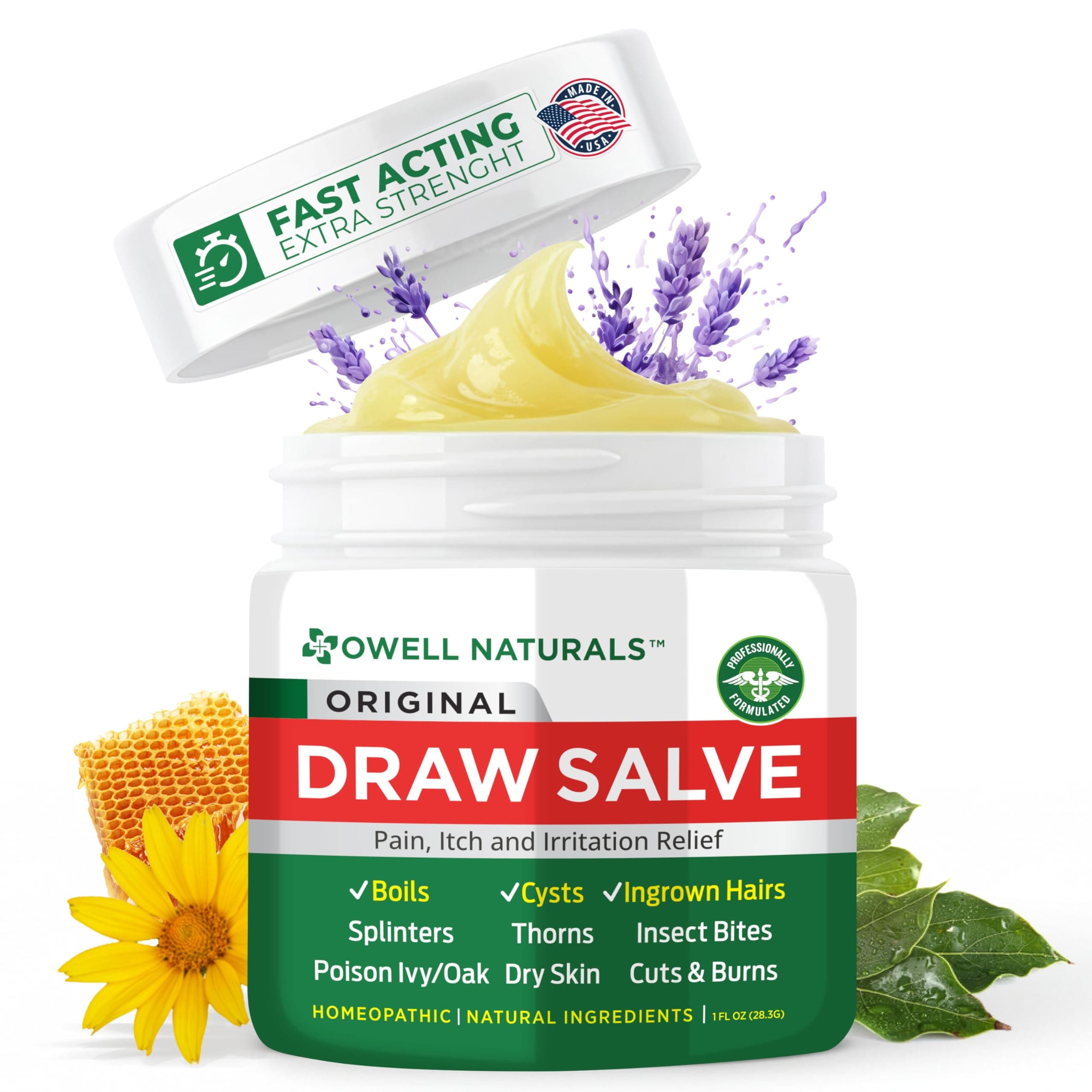 Amish Origins Draw Salve Ointment, 2 Ounce