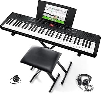 Melody 61Keyboard Electric Piano Stand Piano Stand Stool Headphones with Pedal
