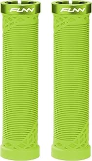 Funn Hilt Mountain Bike Handlebar Grips With Single Lock On Clamp, Lightweight And Ergonomic Bicycle Handlebar Grips with 22 mm Inner Diameter, Unique Patterned Bicycle Grips For MTB/BMX