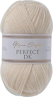 Utopia Crafts DK Double Knitting Yarn, 100g (Nature Silk)