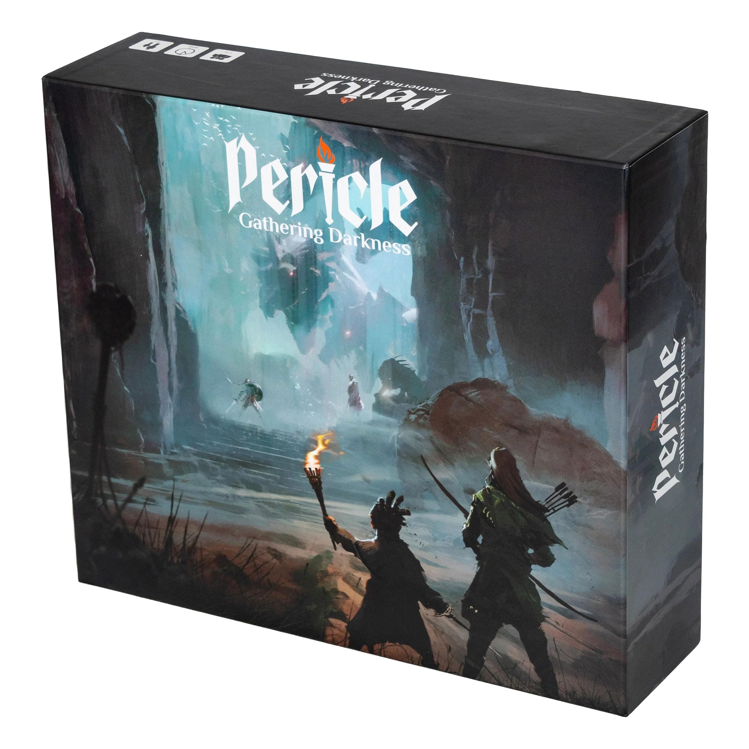 Pericle: Gathering Darkness (Core Game) | Tabletop Roleplaying Game | App-Assisted Game Master | 100+ Hours of Adventure | 1 to 4 Players | Open Hero Creation System | Ages 13 and up