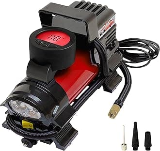 12V DC Portable Air Compressor Pump, Digital Tire Inflator