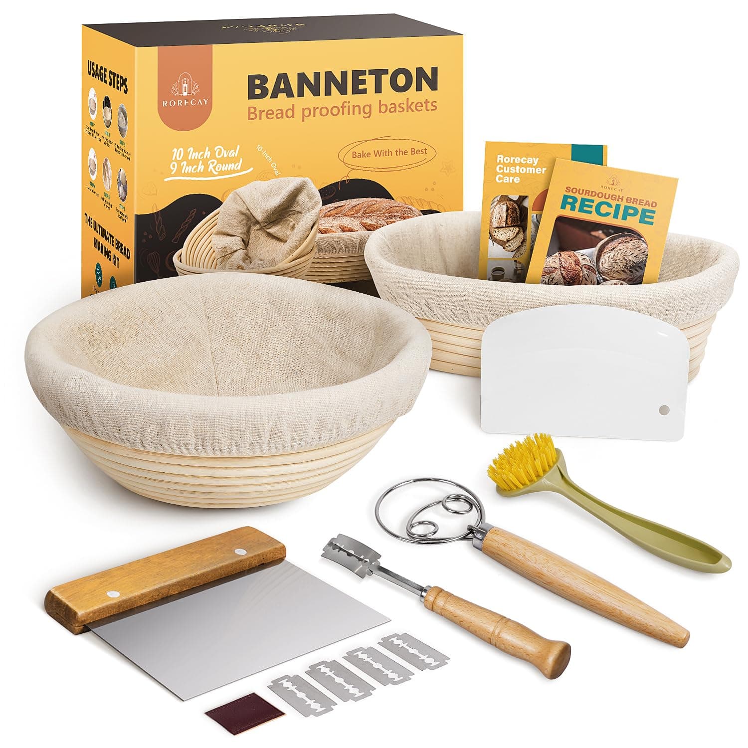 Bread Proofing Basket Set