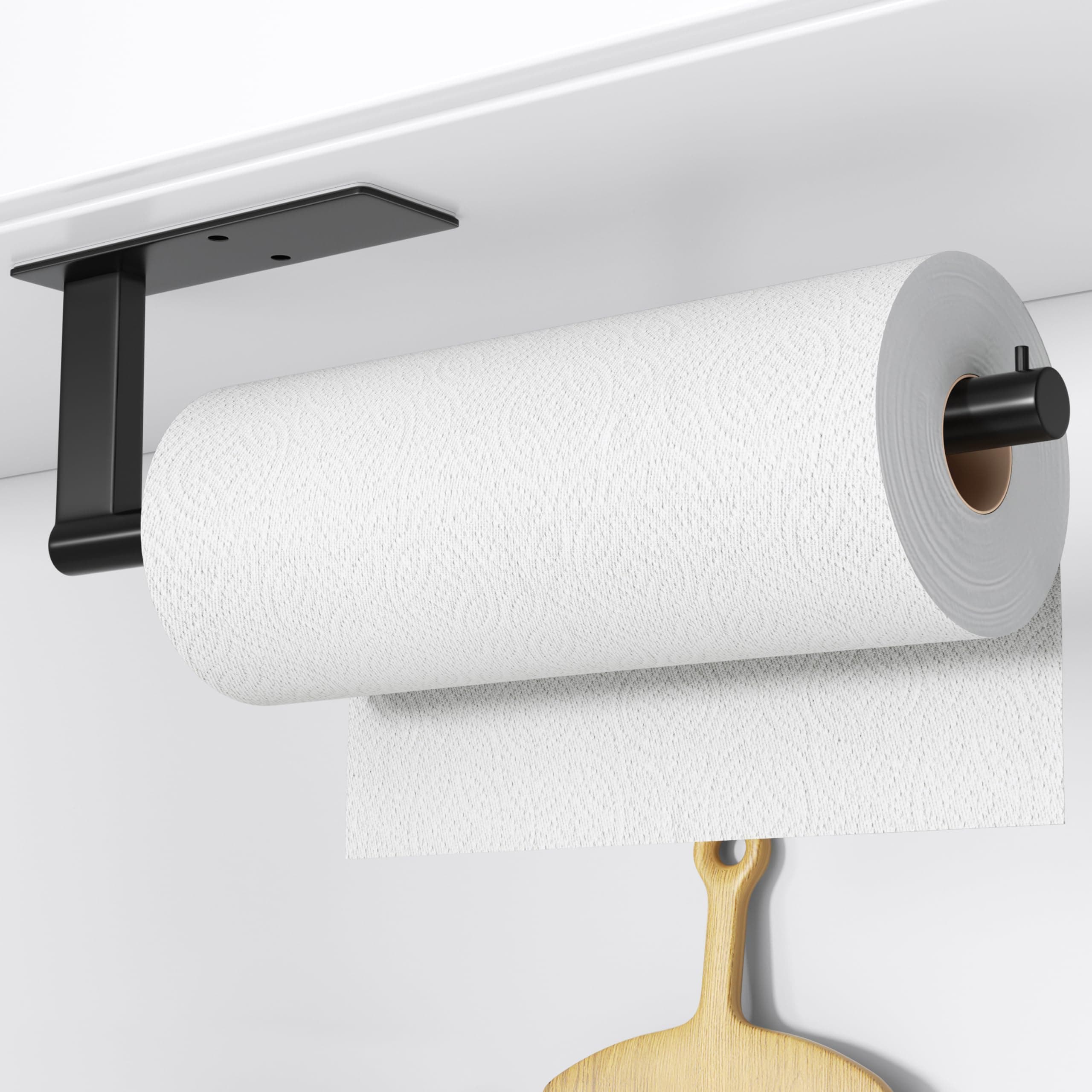 Kitchen Roll Holder Black