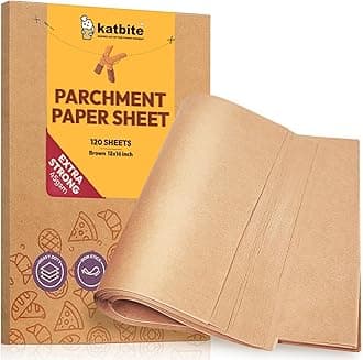 Parchment Paper Sheets-100 Count, 12x16 inch Parchment Baking Paper Fit for Half Sheet Baking Pan(9x13,16x24 Available)