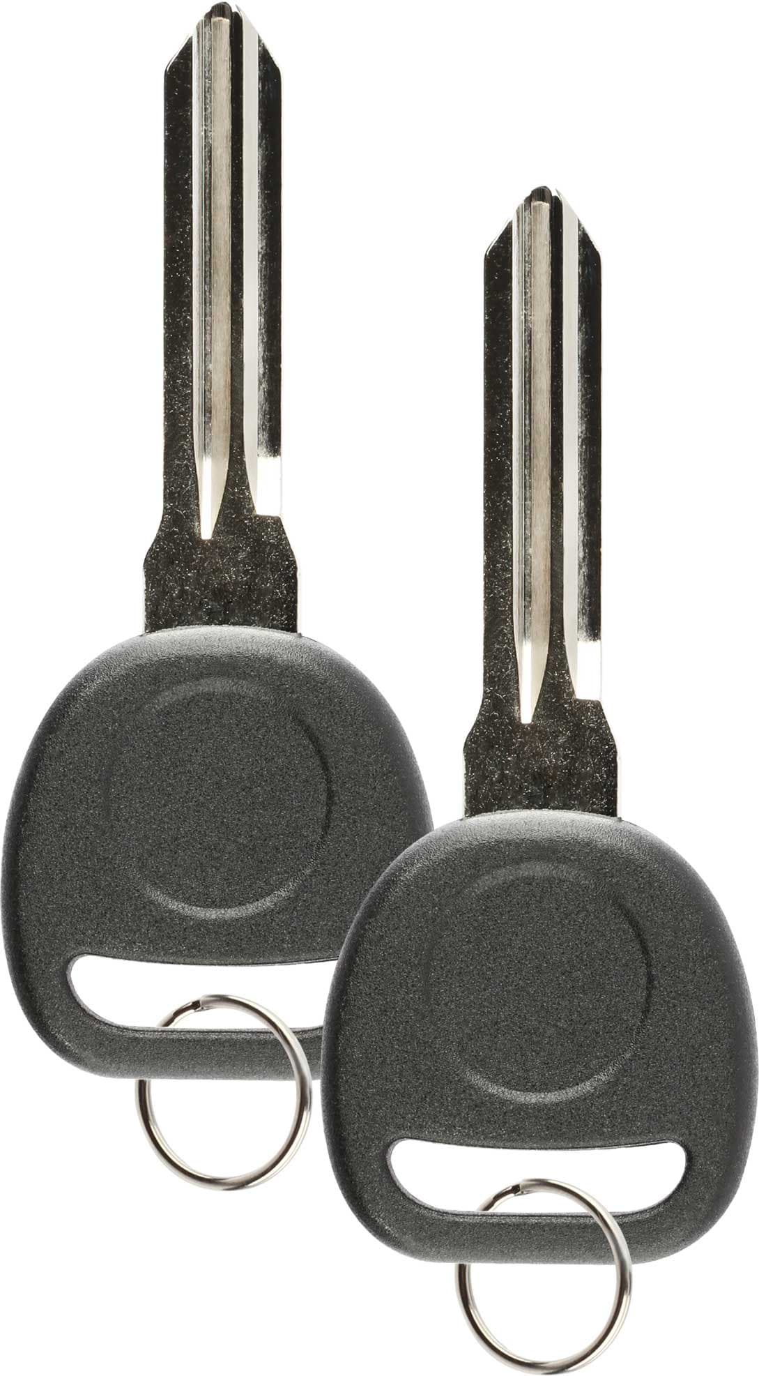 Replacement Ignition Transponder Uncut Key Compatible with ID 46 Circle + (2 Pack)